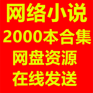 网络小说2000本网盘资源各类型小说2000本