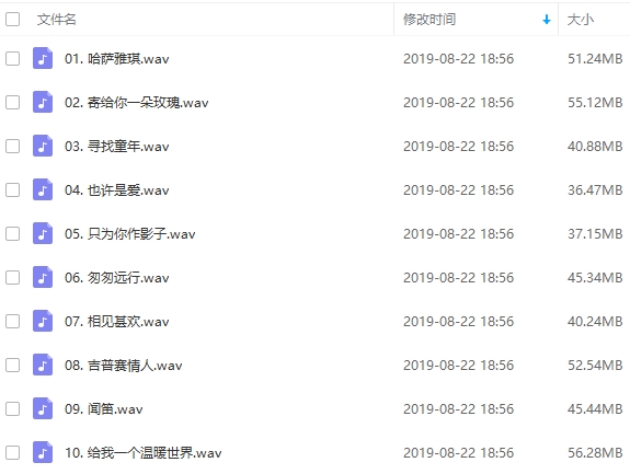周传雄(小刚)22张专辑WAV格式无损音质歌曲合集百度云网盘下载