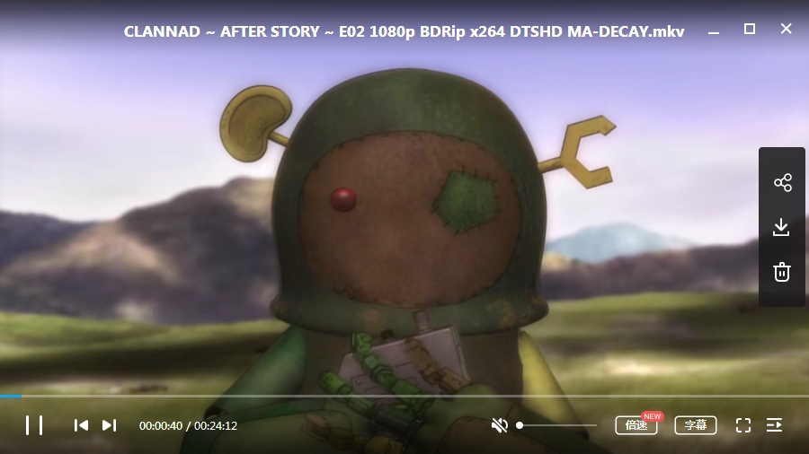 日本动漫《Clannad - After story》超清日语中文字幕[MKV/18.53GB]百度云网盘下载