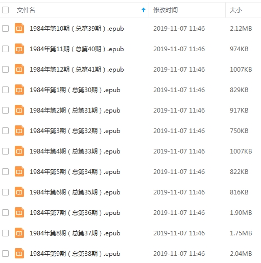 杂志《读者》1981-2018年全书电子版合集打包[EPUB/4.85GB]百度云网盘下载
