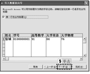 图2-62 导入数据表向导2