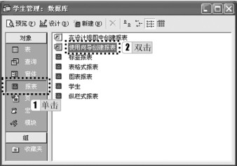 图5-14 报表窗口