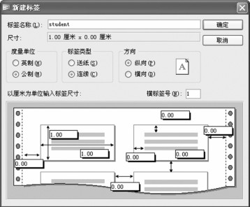 图5-34 “新建标签”对话框