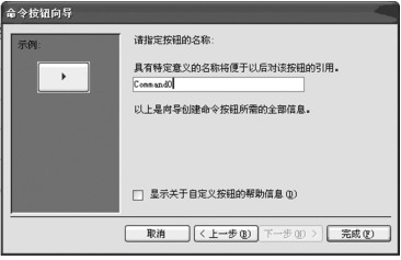 图6-13 “命令按钮向导”对话框3