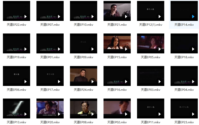 2007年王志文电视剧《天道》24全集未删减版[MKV/20.59GB]百度云网盘下载