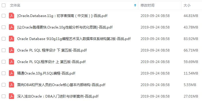 Oracle数据库学习电子书精选8本打包[PDF/343.01MB]百度云网盘下载