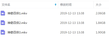 神奇四侠[百度云网盘]下载资源[3部合集](超清英音中字)[MKV/1080p/5.80GB]