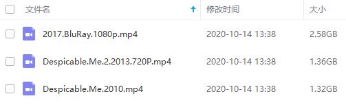 《神偷奶爸》(卑鄙的我)三部合集百度云网盘下载超清英语[MP4/5.26GB]中文字幕