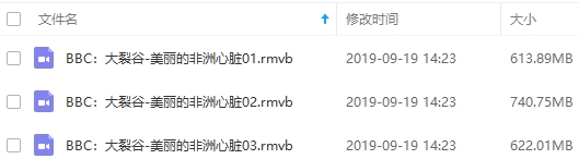 BBC纪录片《大裂谷:美丽的非洲心》中文字幕[RMVB/1.93GB]百度云网盘下载