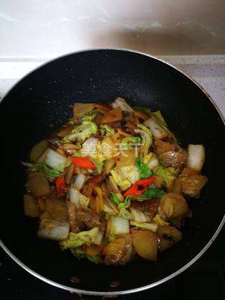 豉香土豆白菜的做法步骤：7