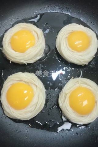 鸟巢鸡蛋的做法步骤：5