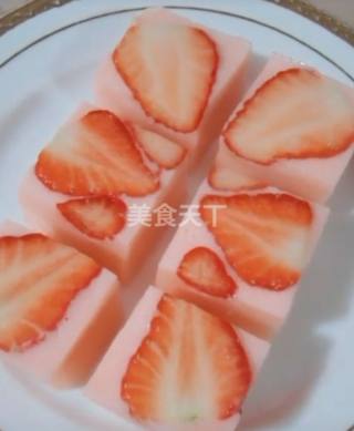 草莓牛奶布丁的做法步骤：9