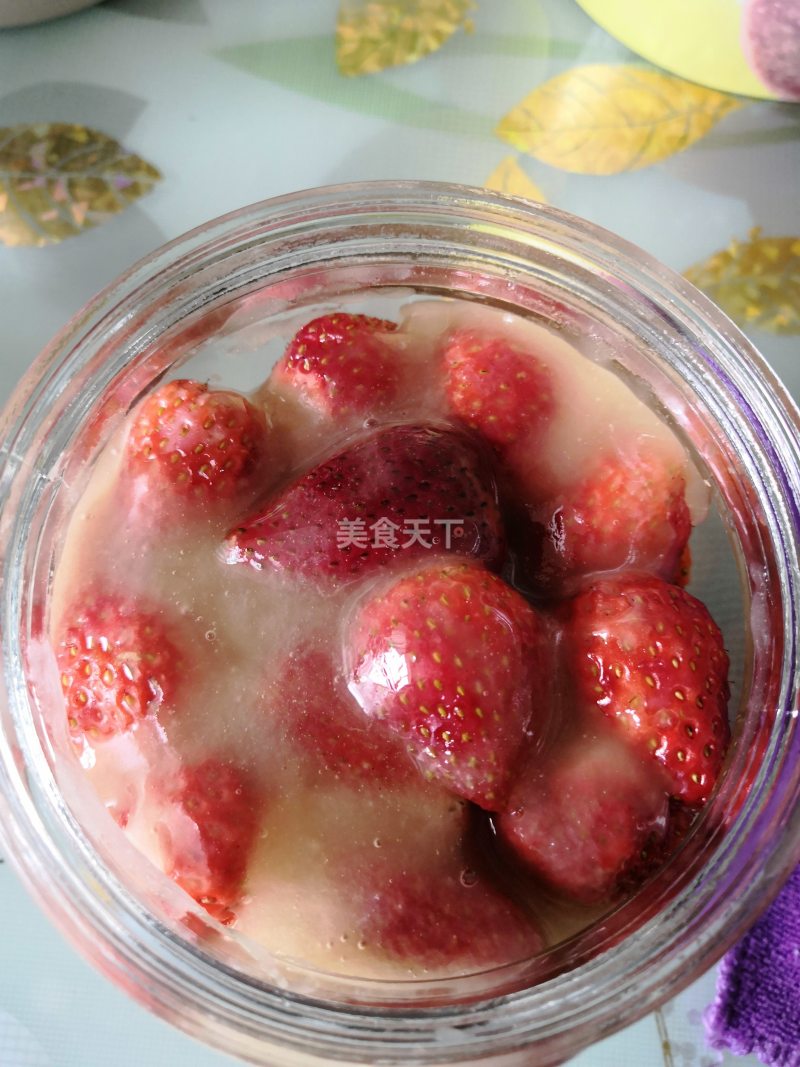 甜蜜小食～蜜渍草莓的做法