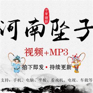 河南坠子视频MP4戏曲音频MP3大全打包下载老人网盘全集看戏唱戏机