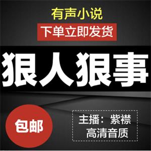 狠人狠事有声小说mp3打包下载紫襟音频车载精品评书自动发货